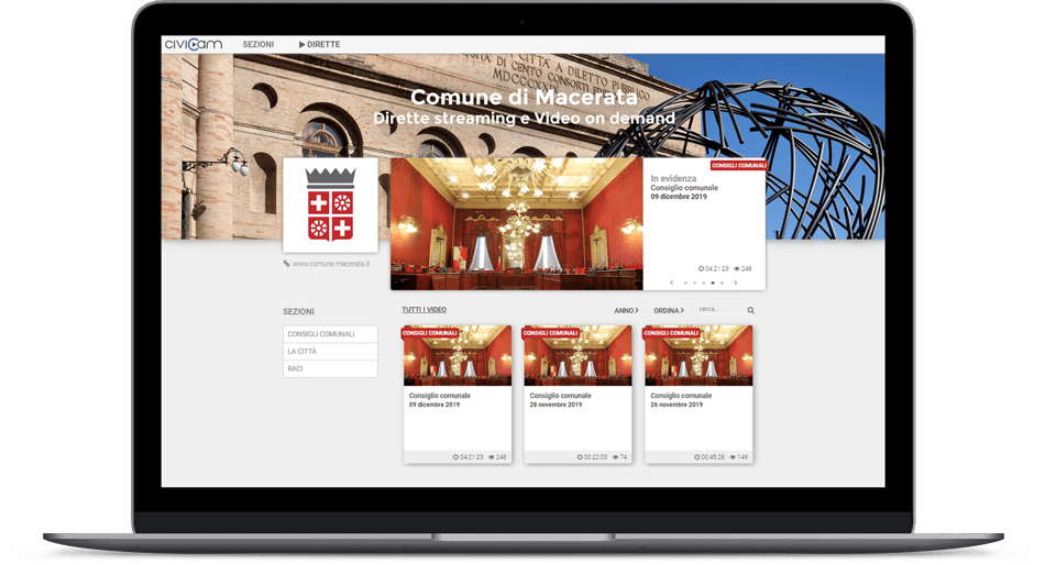 Piattaforma Civicam del Comune di Macerata