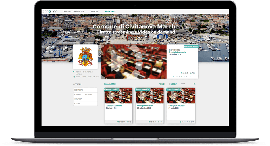 Piattaforma Civicam del Comune di Civitanova Marche